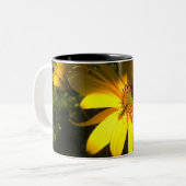Bienen N Sunflowers Tasse (Vorderseite Links)