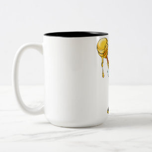 Bienen, Natur, Honigbilder Zweifarbige Tasse