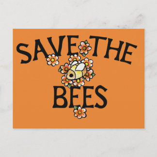 Bienen Niedliche Imker Bienenart gerettet Postkarte