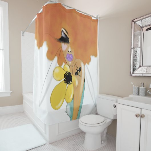 BIENEN-NOCH DUSCHVORHANG (Beispiel)