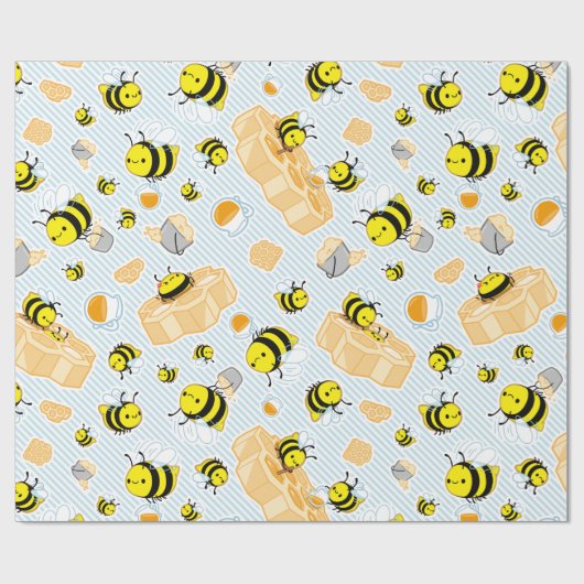 BIENEN! Packpapier (Flach)