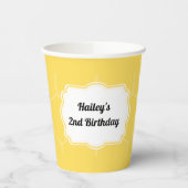 Bienen-Party Personalisiert Pappbecher (Links)