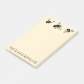 Bienen Post-it Klebezettel (angewinkelt)