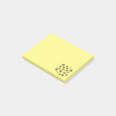Bienen Post-it Klebezettel (angewinkelt)