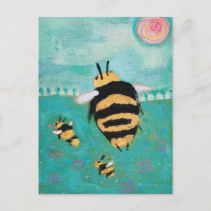 Bienen Postkarte