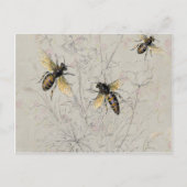 Bienen Postkarte (Vorderseite)