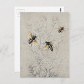 Bienen Postkarte (Vorne/Hinten)
