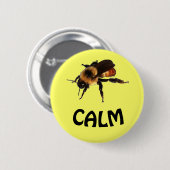 Bienen-Ruhe Button (Vorne & Hinten)