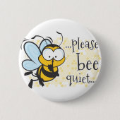 Bienen-Ruhe Button (Vorderseite)