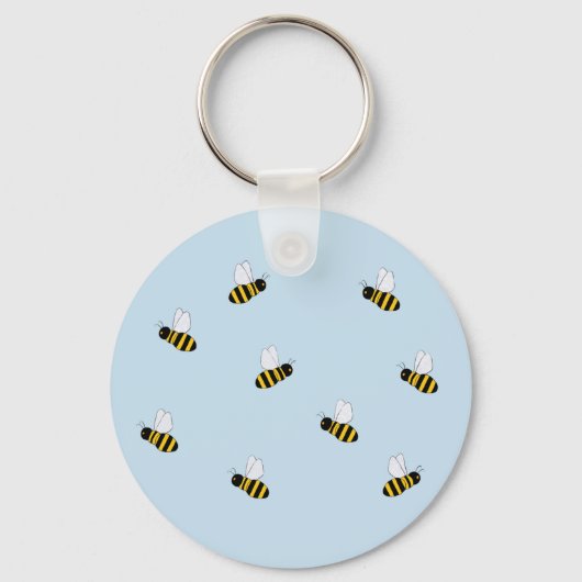 Bienen Schlüsselanhänger (Vorderseite)