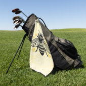 Bienen-schönes Golfhandtuch (Gras)