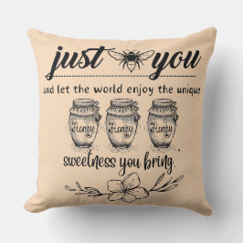 Bienen Sie und lass der Welt Ihre Süße Kissen