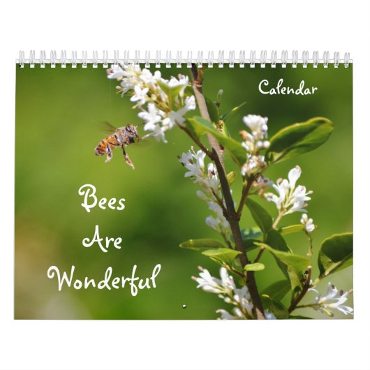 Bienen sind ein wunderschöner Bienenkalender Kalender (Titelbild)