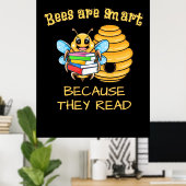 Bienen sind intelligent poster (Heimbüro)
