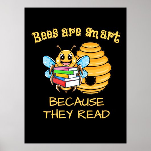Bienen sind intelligent poster (Vorne)