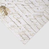 Bienen-Skript Decoupage Seidenpapier (Detail)