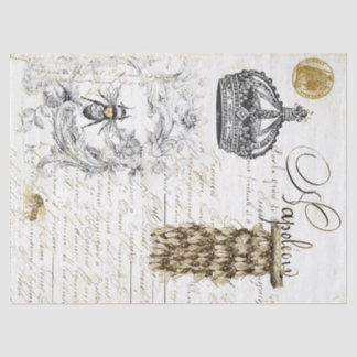 Bienen-Skript Decoupage Seidenpapier