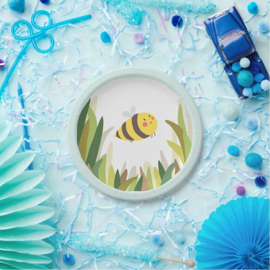 Bienen-Summen-Wanzen-Insekten-Papierplatten-Party Pappteller (Party)
