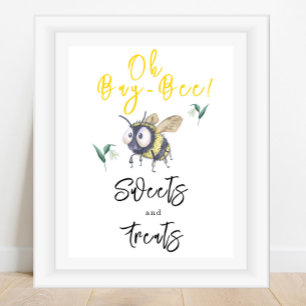 Bienen - Süßigkeiten und Leckereien Poster