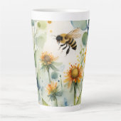 Bienen tanzen große Tasse (Vorderseite)