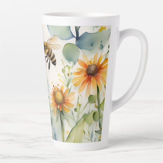 Bienen tanzen große Tasse (Rechts)