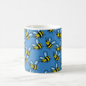 Bienen-Tapete Kaffeetasse (Mittel)