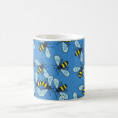 Bienen-Tapete Kaffeetasse (Mittel)