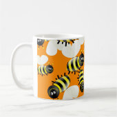 Bienen-Tapete Kaffeetasse (Links)