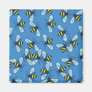 Bienen-Tapete Magnet
