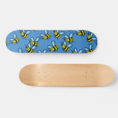 Bienen-Tapete Skateboard (Horizontal)
