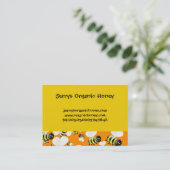 Bienen-Tapeten-Visitenkarten Visitenkarte (Stehend Vorderseite)