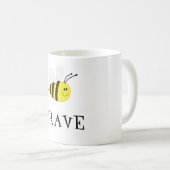 Bienen-Tapfer-Niedliche Geschenk-Tassen Kaffeetasse (VorderseiteRechts)
