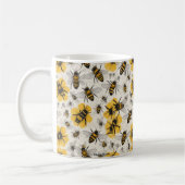 Bienen-Tasse: Bezauberndes Bienendesign Kaffeetasse (Links)