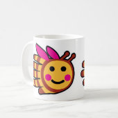 Bienen-Tasse Kaffeetasse (Vorderseite Links)
