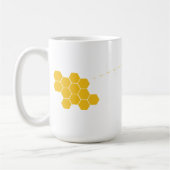 Bienen-u. Bienenwaben-Tasse Kaffeetasse (Links)
