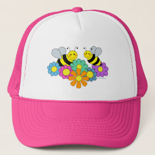 Bienen u. Blumen Truckerkappe