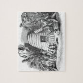 Bienen und Arbeiterbienen am Bienenstock Puzzle (Vertikal)