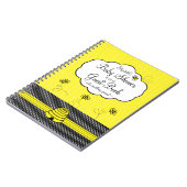 Bienen-und Bienen-Bienenstock-Babyparty-Gast-Buch Notizblock (Linke Seite)