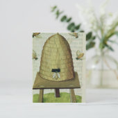 Bienen und Bienen Postkarte (Stehend Vorderseite)