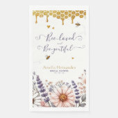 Bienen- und Bienenjugendliches Brautparty Serviette (Vorderseite)