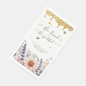 Bienen- und Bienenjugendliches Brautparty Serviette (Ecke)