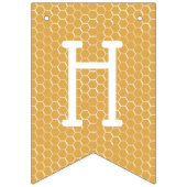 Bienen-und Bienenwaben-alles Gute zum Geburtstag Wimpelkette (Zweite Fahne)