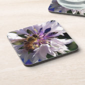 Bienen und Blaue Blume Getränkeuntersetzer (Linke Seite)