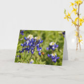 Bienen- und Bluebonnets-Bienenkarte 2 Peter 1:5-8 Karte (Gelbe Blume)