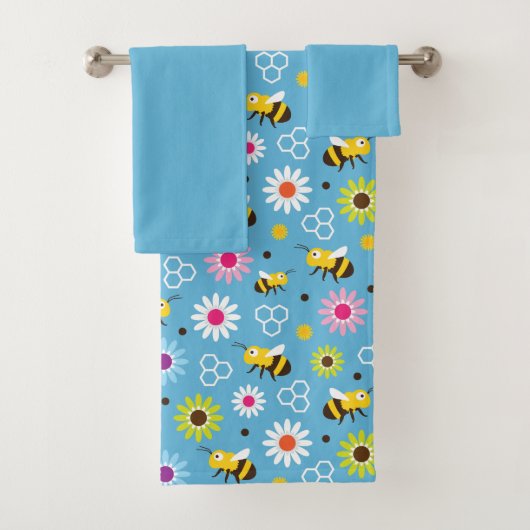 Bienen und Blume Badhandtuch Set (Insitu)