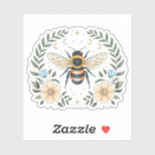 Bienen und Blume Celestial Vinyl Aufkleber (Blatt)