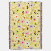 Bienen und Blume Decke (Vorderseite Vertikal)