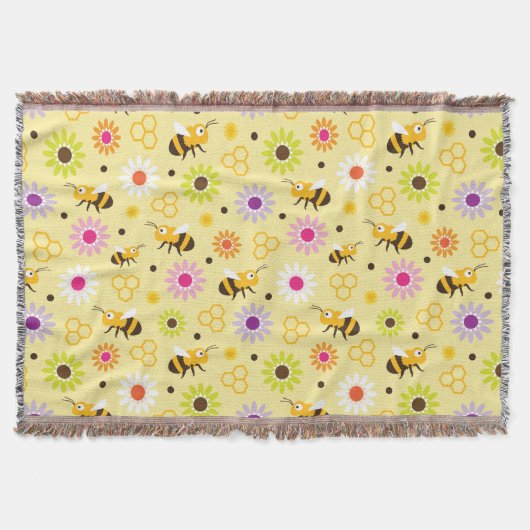 Bienen und Blume Decke (Vorderseite)