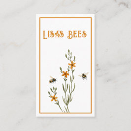Bienen und Blume Fresh Honey Business Card Visitenkarte