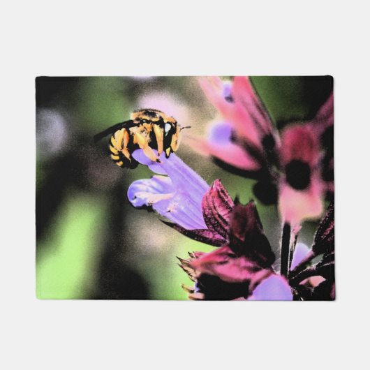 Bienen und Blume Fußmatte (Vorderseite)